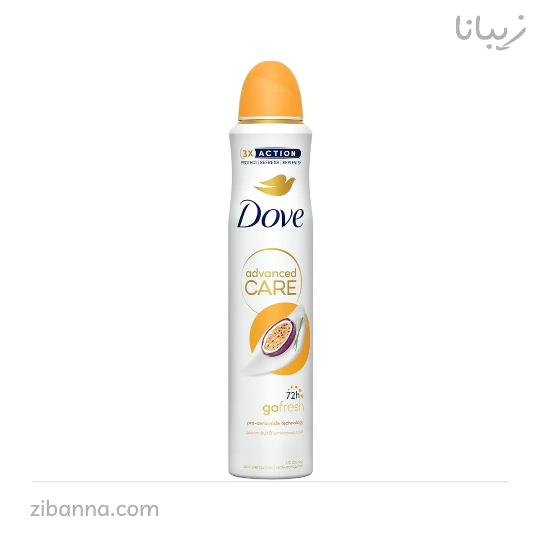 اسپری ضدتعریق داو گو فرش با رایحه پشن فروت و لمون گرس 250 میل (انگلیسی )