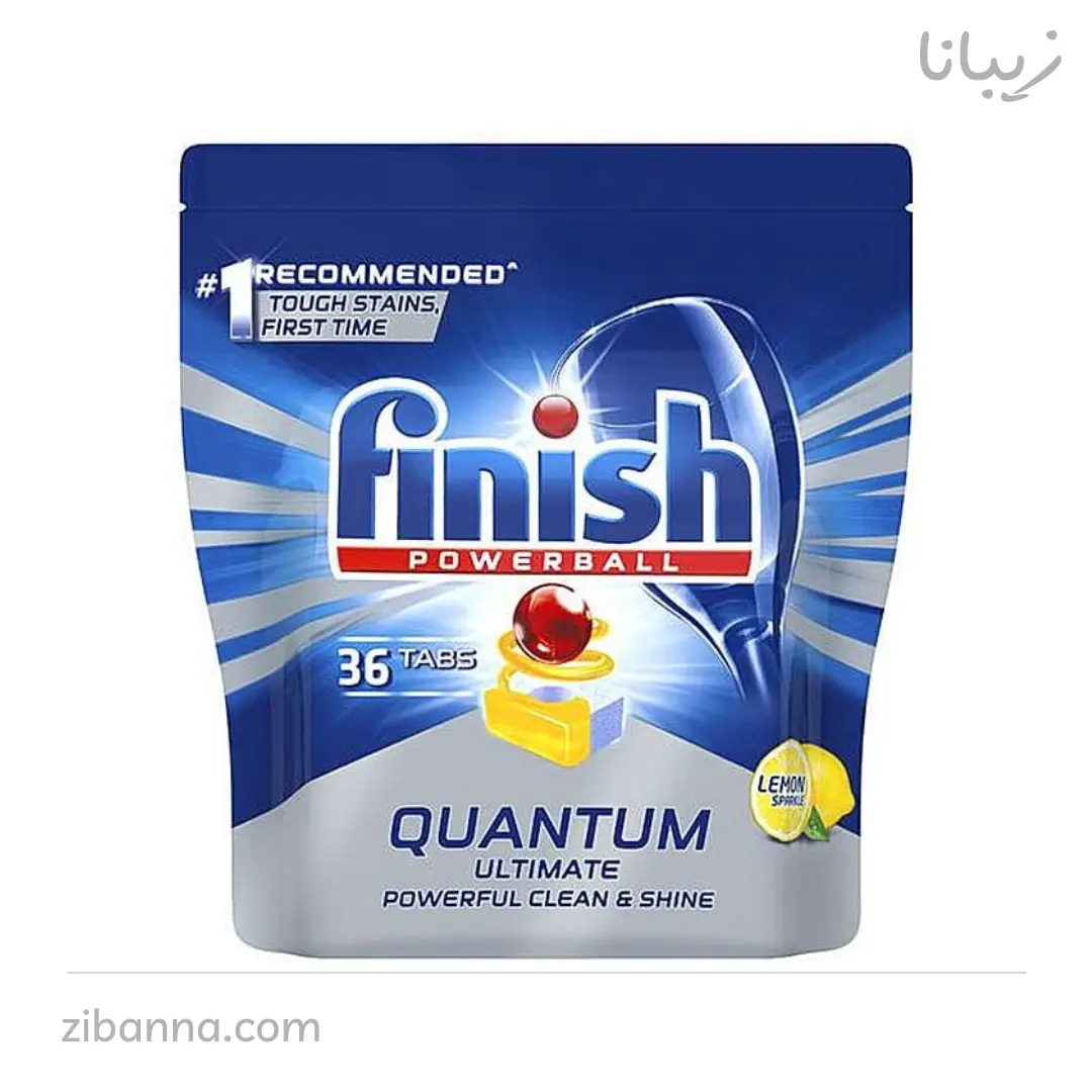 قرص ماشین ظرفشویی فینیش مدل کوانتوم بسته 36 عددی