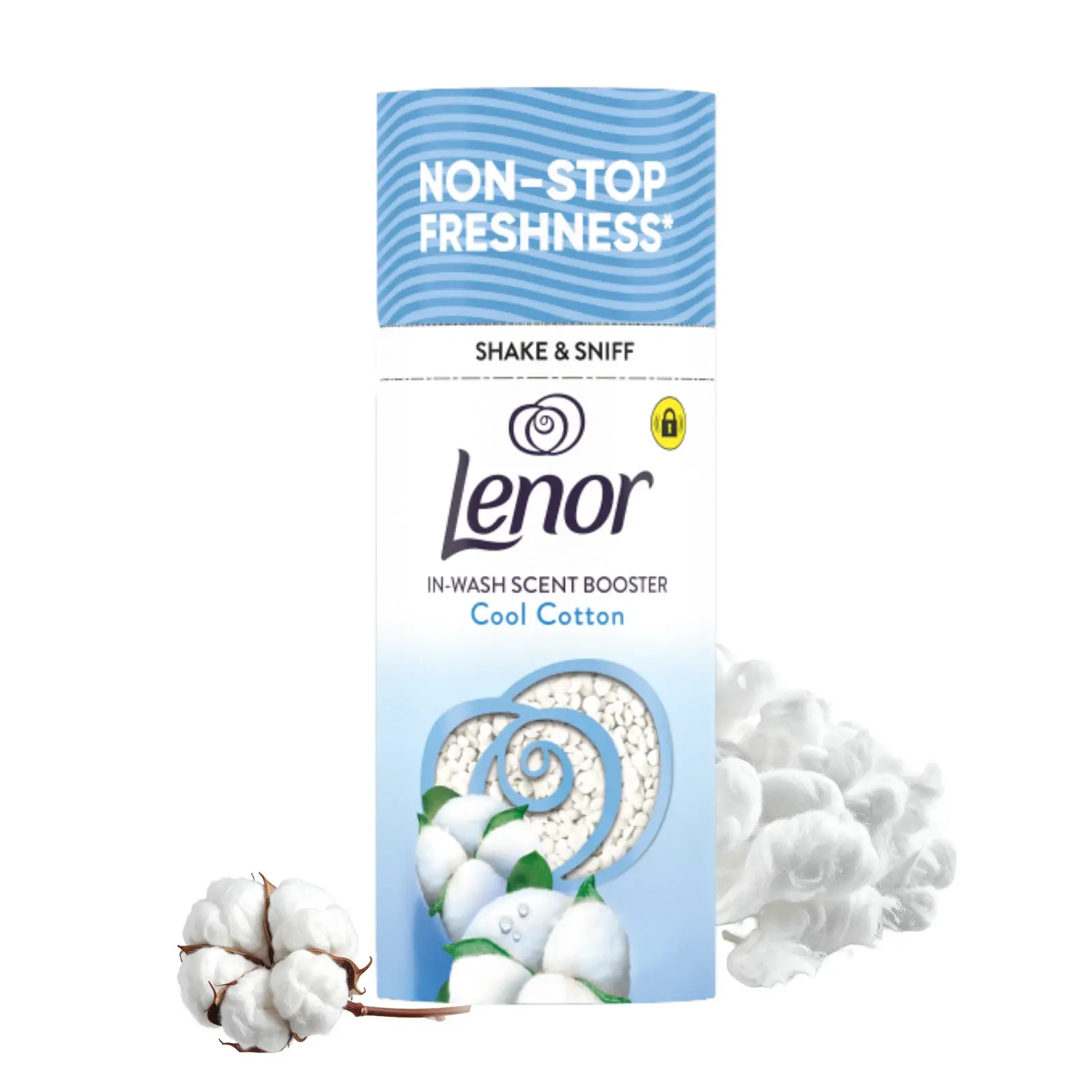 خوشبو کننده لباس لنور Lenor رایحه Cool Cotton سایز 155 گرم