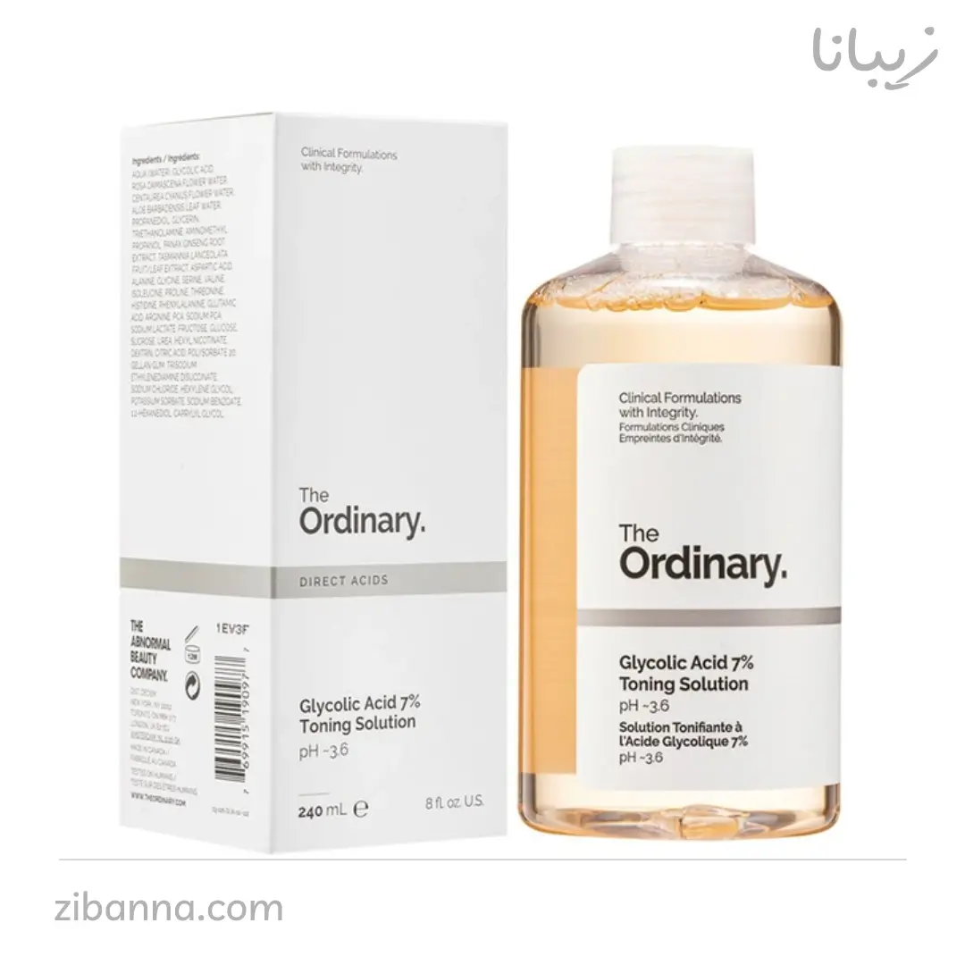 تونر گلیکولیک اسید اوردینری حجم 240 میل
